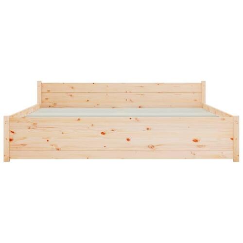 Sengeramme 140x190 cm massivt træ