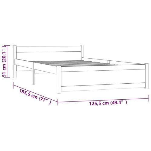 Sengeramme 120x190 cm massivt træ