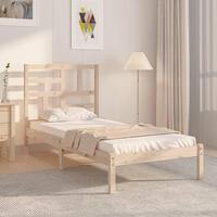 Sengeramme 75x190 cm massivt træ