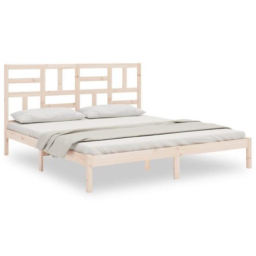 Sengeramme 180x200 cm massivt fyrretræ
