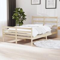 Sengeramme 120x190 cm massivt fyrretræ