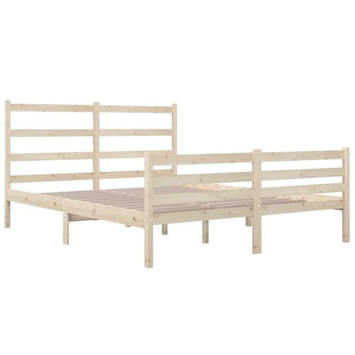 Sengeramme 120x190 cm massivt fyrretræ
