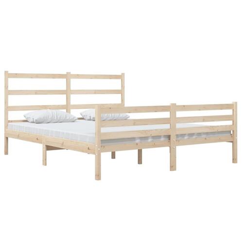 Sengeramme 150x200 cm massivt fyrretræ