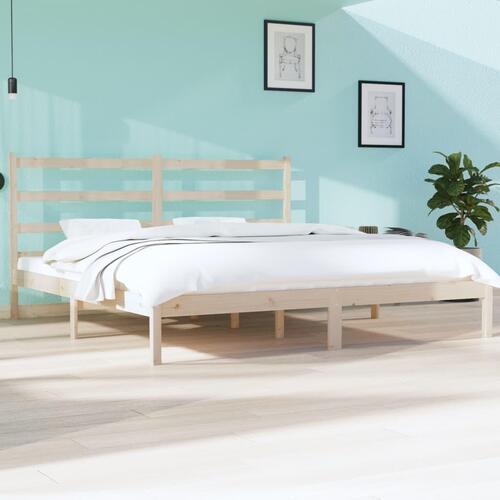 Sengeramme 180x200 cm massivt fyrretræ