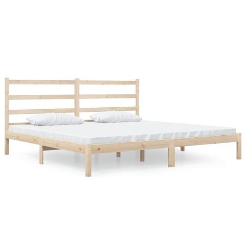 Sengeramme 180x200 cm massivt fyrretræ