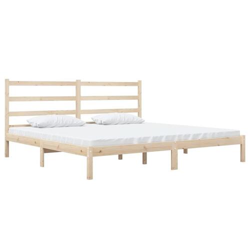 Sengeramme 180x200 cm massivt fyrretræ