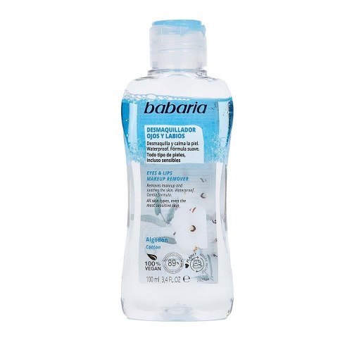 Makeupfjerner til øjne og læber Babaria bifasisk 100 ml