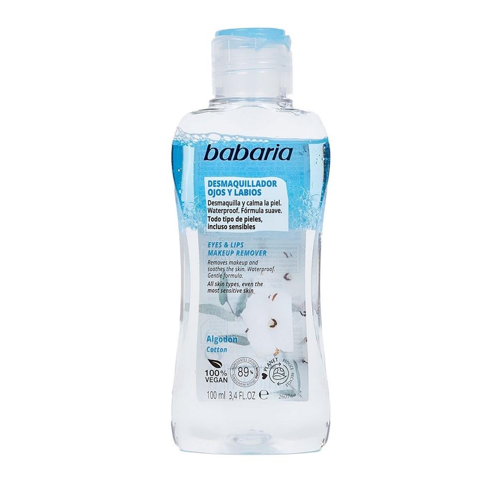 Makeupfjerner til øjne og læber Babaria bifasisk 100 ml