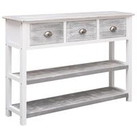 Skænk 108x30x76 cm massivt kejsertræ antikgrå