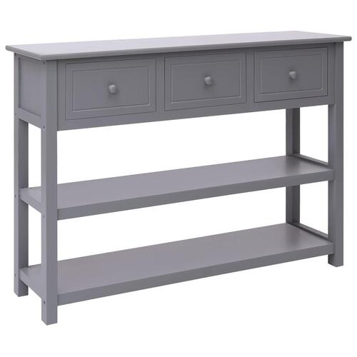 Skænk 108x30x76 cm massivt kejsertræ grå