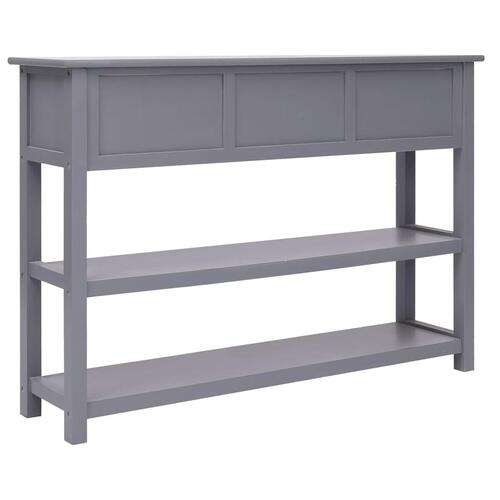 Skænk 108x30x76 cm massivt kejsertræ grå