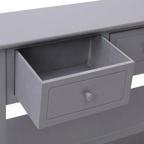 Skænk 108x30x76 cm massivt kejsertræ grå