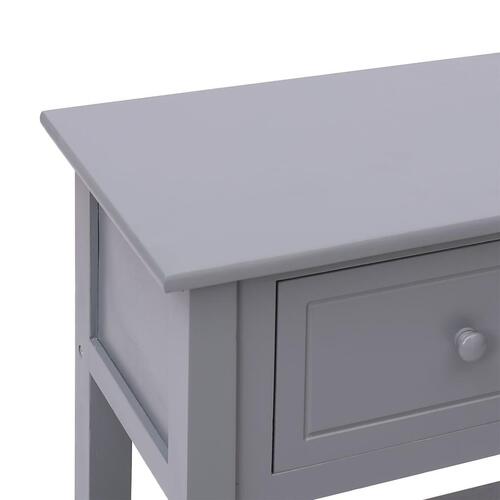 Skænk 108x30x76 cm massivt kejsertræ grå