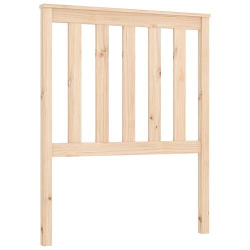 Sengegærde 81x6x101 cm massivt fyrretræ