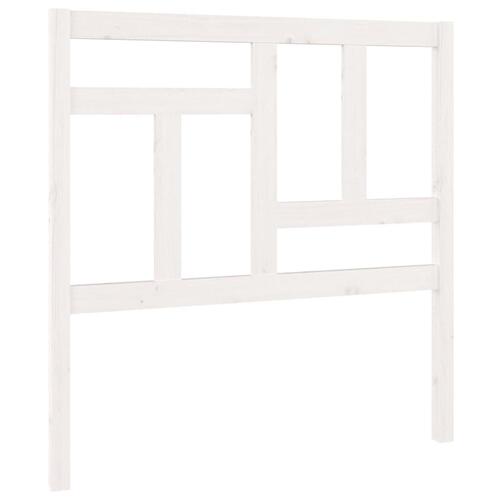 Sengegærde 95,5x4x100 cm massivt fyrretræ hvid