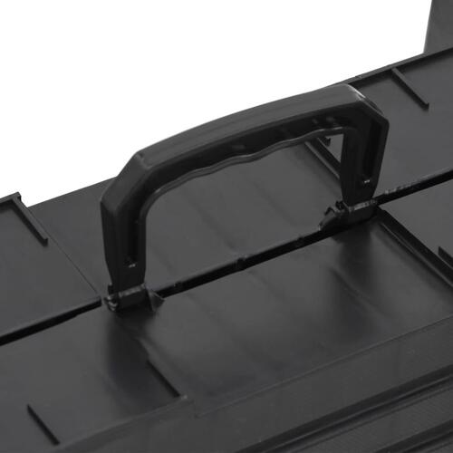 Foldbar hunderampe 153x40x12,5 cm plastik sort