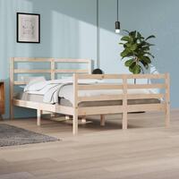 Sengeramme 160x200 cm massivt fyrretræ