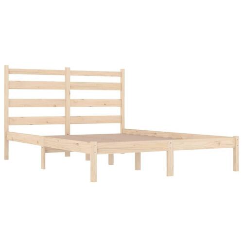 Sengeramme 200x200 cm massivt fyrretræ