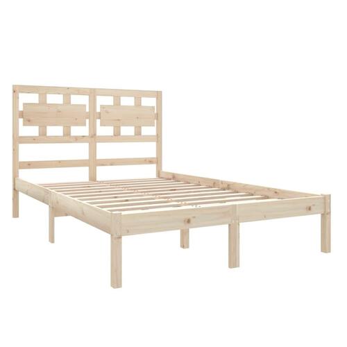 Sengeramme 135x190 cm massivt træ