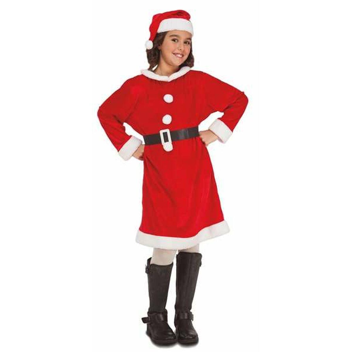 Julekostume til børn - Julemandens kone (3-4 år)