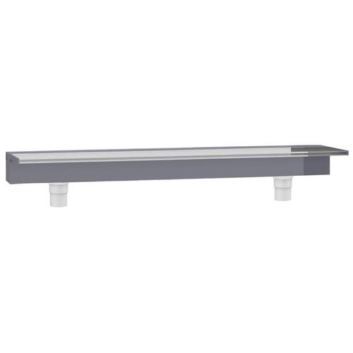 Vandfald med LED'er RGB-farver 108 cm akryl