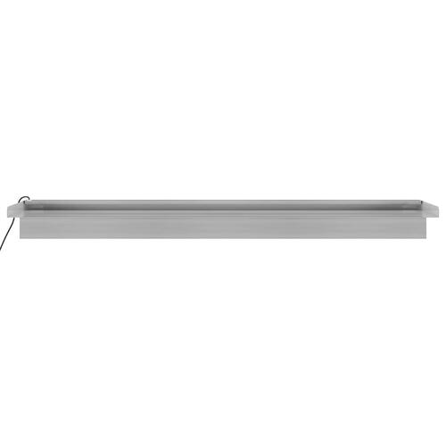 Vandfald med LED'er og RGB-farver 90 cm rustfrit stål