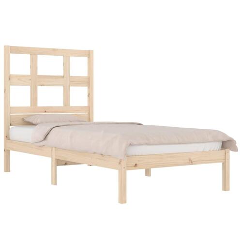Sengeramme uden madras 90x190 cm massivt fyrretræ
