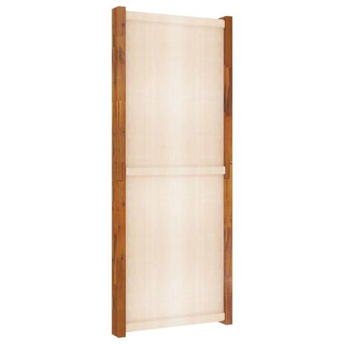 3-panels rumdeler 210x180 cm cremefarvet