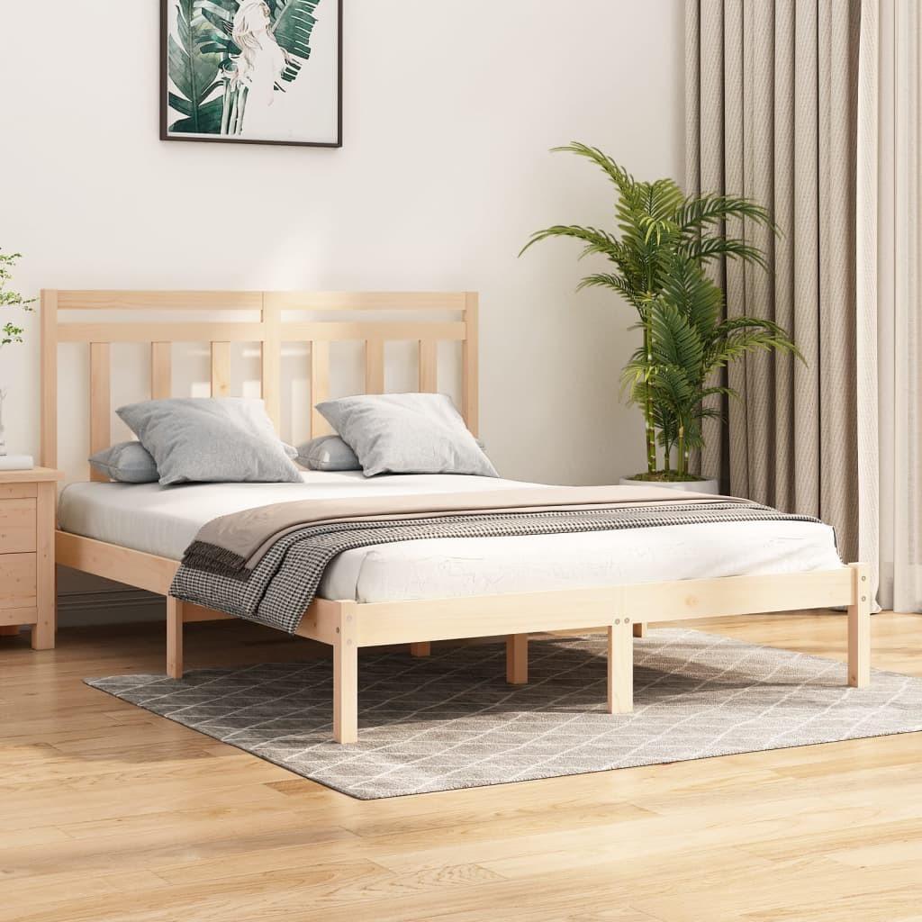 Sengeramme 120x190 cm massivt træ