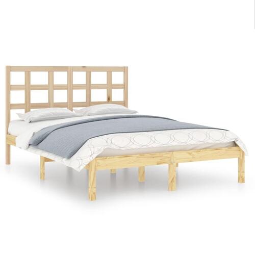 Sengeramme 200x200 cm massivt træ