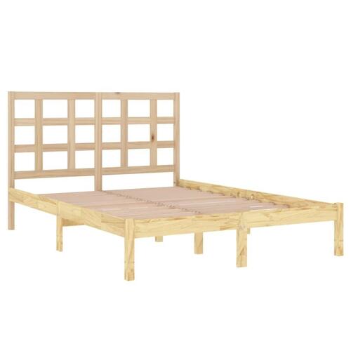 Sengeramme 200x200 cm massivt træ