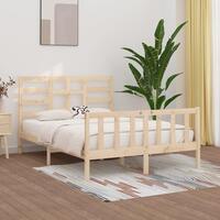 Sengeramme 150x200 cm massivt træ