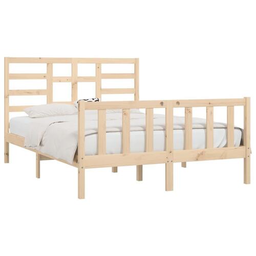 Sengeramme 150x200 cm massivt træ