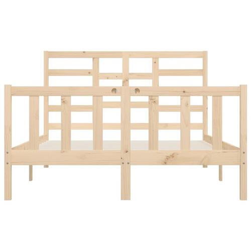 Sengeramme 150x200 cm massivt træ