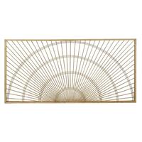 Sengegavl Brun Rattan (160 x 3 x 80 cm)