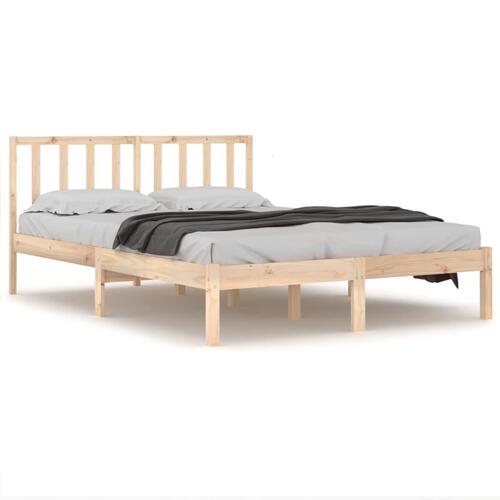 Sengeramme 120x190 cm massivt fyrretræ