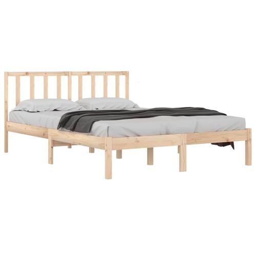 Sengeramme 120x190 cm massivt fyrretræ