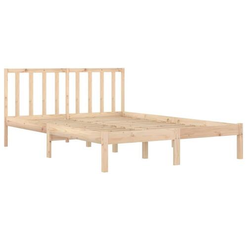 Sengeramme 140x190 cm massivt fyrretræ