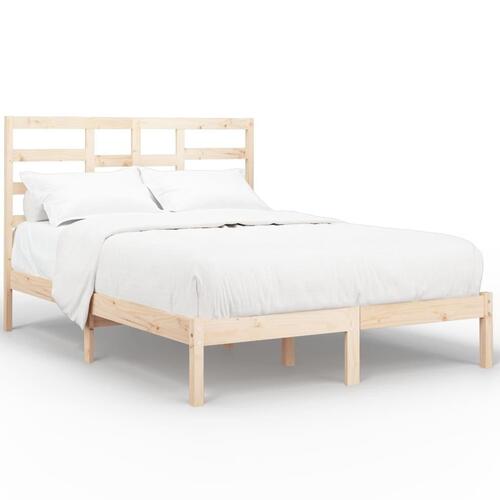 Sengeramme 135x190 cm massivt træ