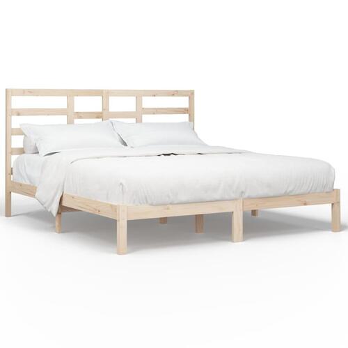 Sengeramme uden madras 180x200 cm massivt træ