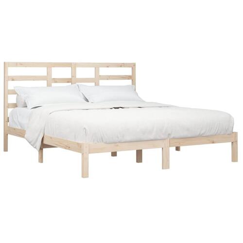 Sengeramme uden madras 180x200 cm massivt træ