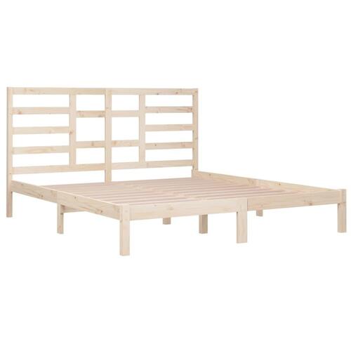 Sengeramme uden madras 180x200 cm massivt træ