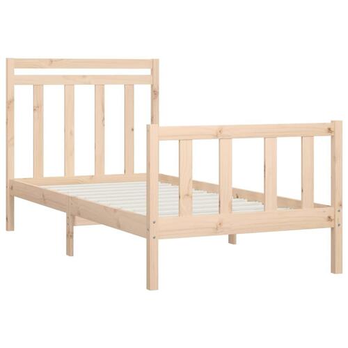 Sengeramme 90x200 cm massivt fyrretræ