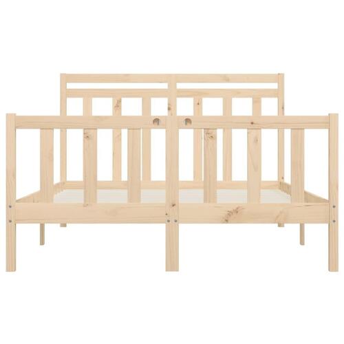 Sengeramme 150x200 cm massivt fyrretræ