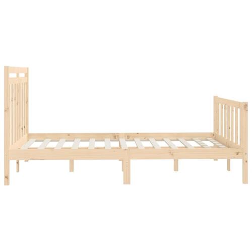 Sengeramme 150x200 cm massivt fyrretræ