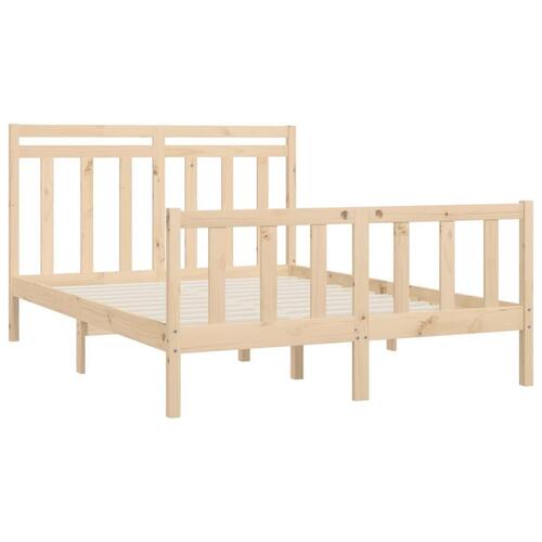 Sengeramme 160x200 cm massivt fyrretræ