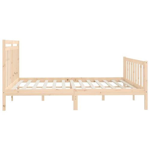 Sengeramme 200x200 cm massivt fyrretræ