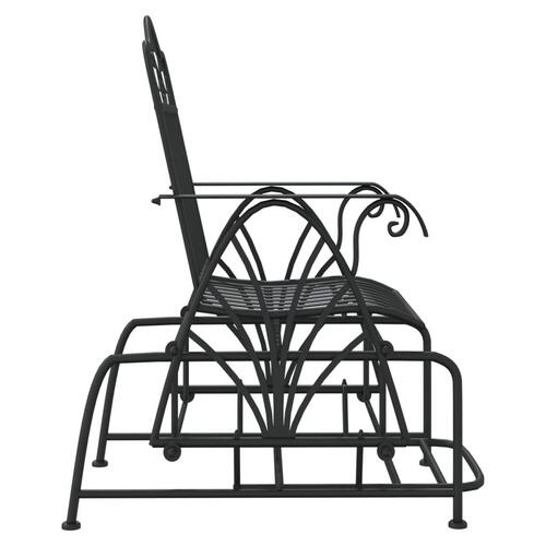 Gyngebænk 61 cm stål sort