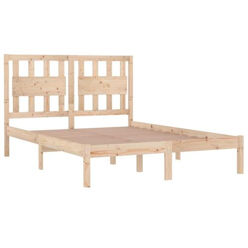 Sengeramme 120x190 cm massivt fyrretræ