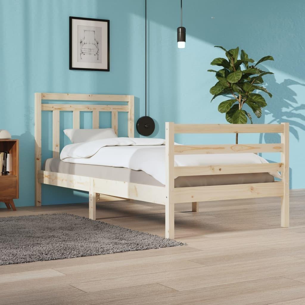 Sengeramme 100x200 cm massivt træ